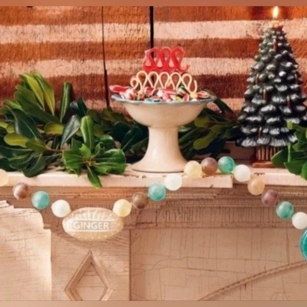 John Derian x Target 19th Century Frosted Glass Candy Garland Set/2 2025 60
